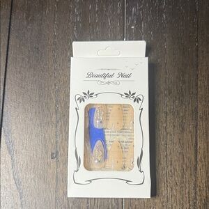 Nude Almond Press-On Set nail